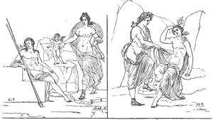 Diana and Endymion. Apollo and Daphne.