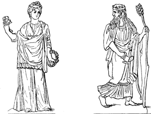 Proserpina.—Greek. Bacchus.—India.