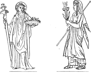 Ceres.—Roman. Demeter.—Etruscan.
