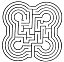 FIG. 80.—Maze Design by J. Commelyn, 1676.