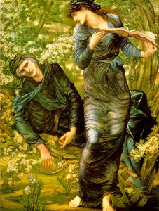 The Beguiling of Merlin, by Edward Burne-Jones [1873-4](Public Domain Image)