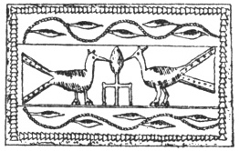 FIG. 55. BUCKLE FROM ENVERMEU. (COCHET. La Normandie souterraine, pl. xii., No. 4.)