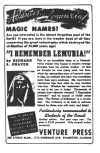 Advertisement for I Remember Lemuria