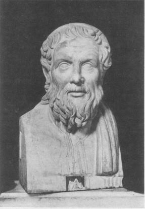 Bust of Apollonius in the Capitolini of Rome, from a photograph by Anderson