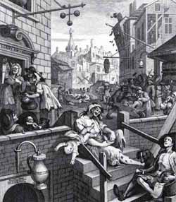 Gin Lane (by William Hogarth) image