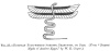 FIG. 35.EGYPTIAN FOUR-WINGED SERPENT, CHANUPHIS, OR BAIT. (<i>From</i> <i>Serpent Myths of Ancient Egypt</i>, <i>by W. R. Cooper</i>.)