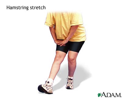 Hamstring stretch Hamstring stretch