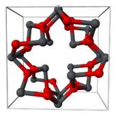 Alternating dark gray and red balls connected by dark gray-red cylinders