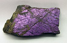 Purpurite - Sandamab Pegmatite, Erongo Region, Namibia 2.jpg