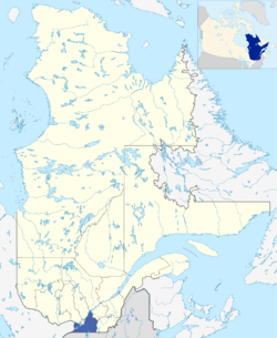 Location of Montérégie