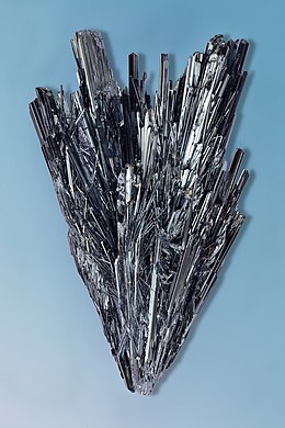 Stibnite - Herja mine, Maramures, Romania.jpg