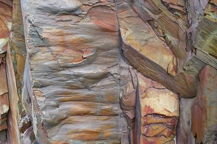 Sole markings in shale