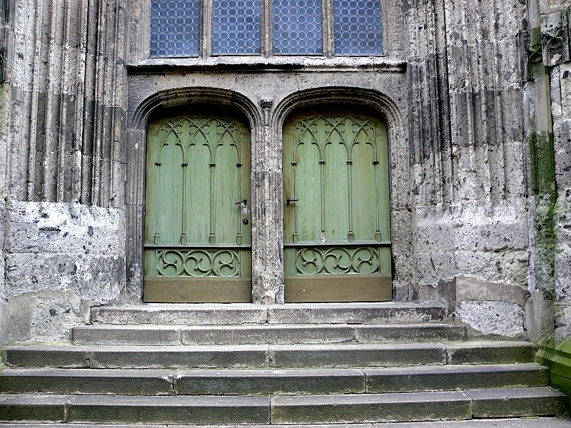 Suevite and church doors Suevite and church doors