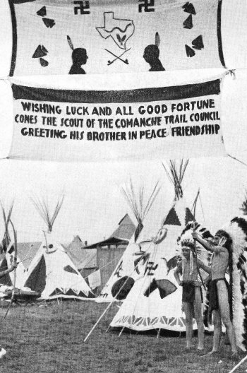 Comanche Trail Council Indian Camp, 1937 National Scout Jamboree